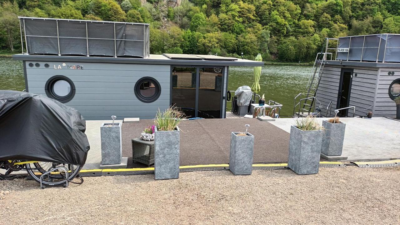 Hotel Hausboot Moselrose In Poelich Polich Esterno foto
